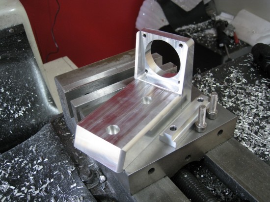 X axis motor bracket and mounting hardware